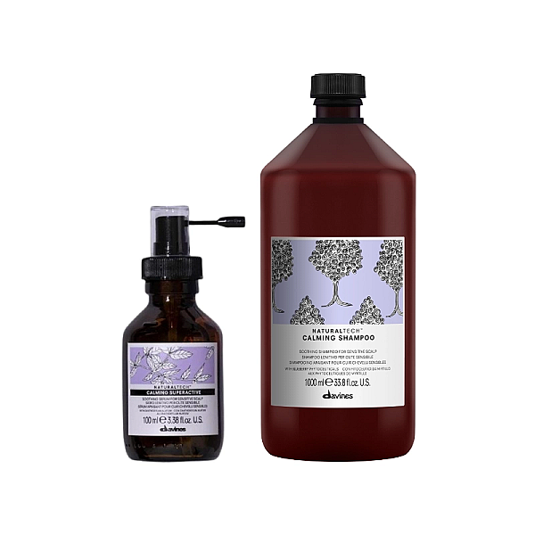 Set pentru scalpul sensibil naturaltech calming - sampon 1000ml, tratament 100ml 