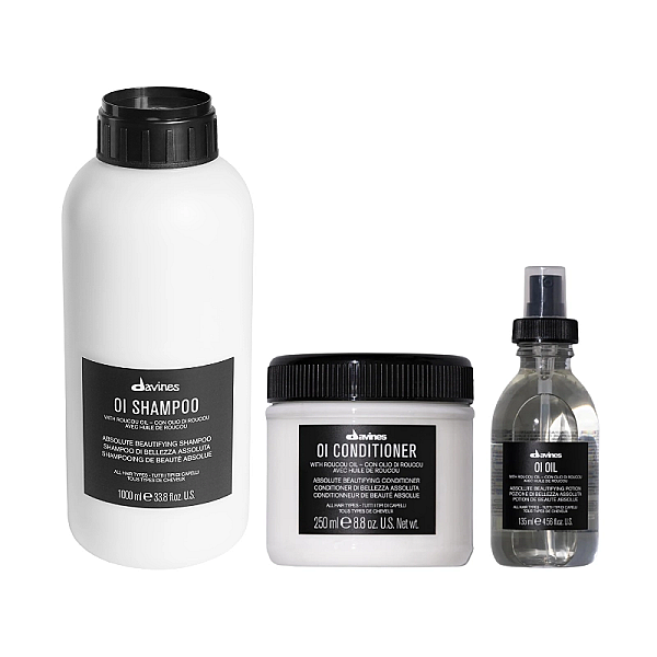 Set pentru hidratarea si stralucirea parului oi - sampon 1000ml, balsam 250ml, ulei 135ml