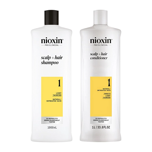 Set anti-cadere sys1 - sampon 1000ml, balsam 1000ml