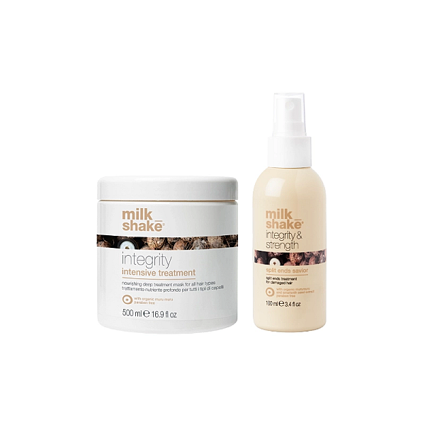 Pachet hidratare si reparare integrity system - masca 500ml, tratament leave-in 100ml