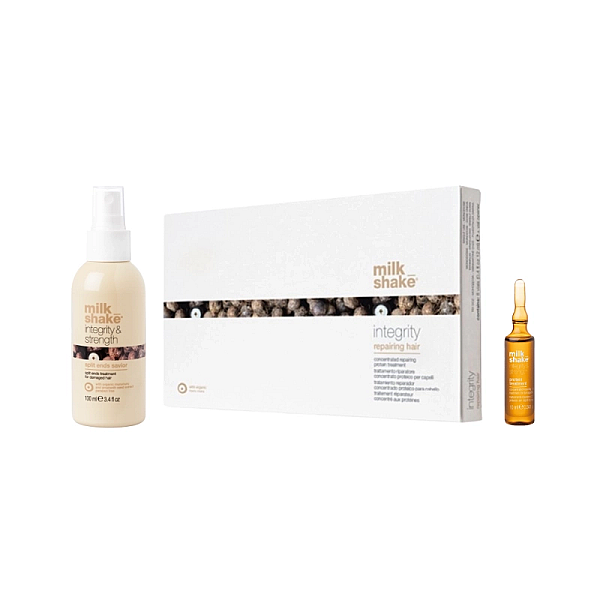 Pachet hidratare si reparare integrity system - fiole 8x10ml, tratament leave-in 100ml