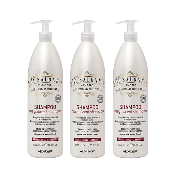 Pachet 3 x sampon 1000ml pentru par vopsit il salone magnificent