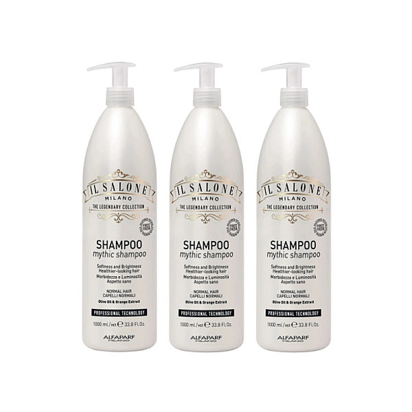 Pachet 3 x sampon 1000ml pentru par normal il salone mythic 