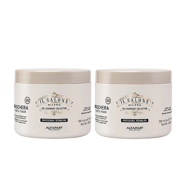 Pachet 2 x masca 500ml pentru par normal il salone mythic 