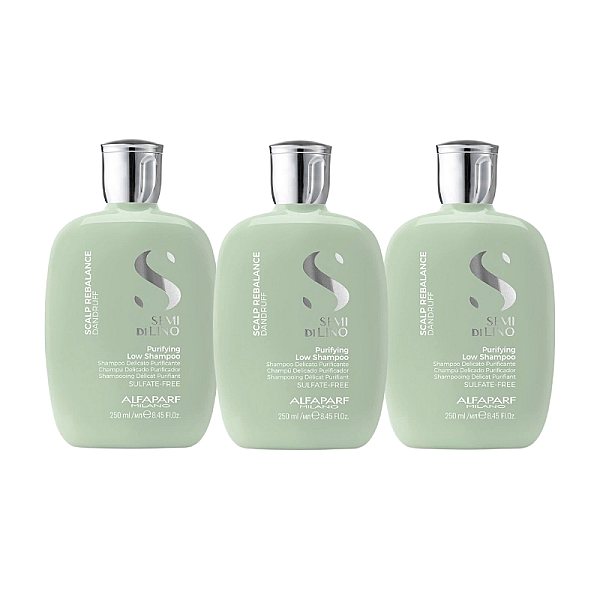 Pachet 3 x sampon 250ml antimatreata semi di lino scalp rebalance