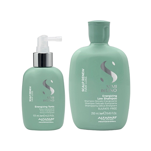 Pachet impotriva caderii parului semi di lino - sampon 250ml, lotiune 125ml