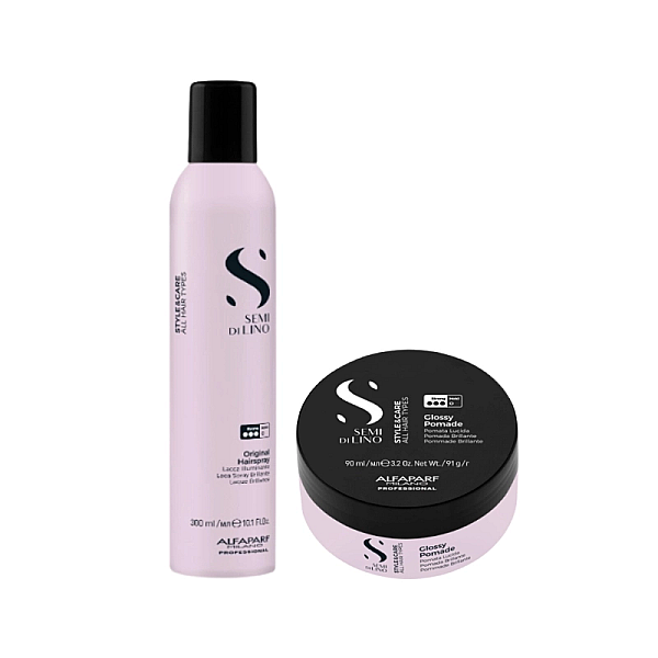 Pachet styling semi di lino - ceara 90ml, fixativ 300ml