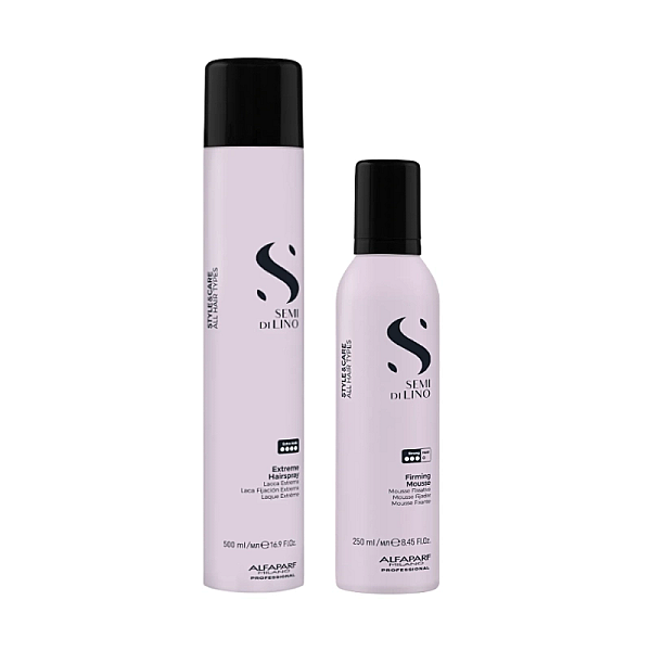 Pachet styling style&care - fixativ extra puternic 500ml, spuma fixare puternica 250ml