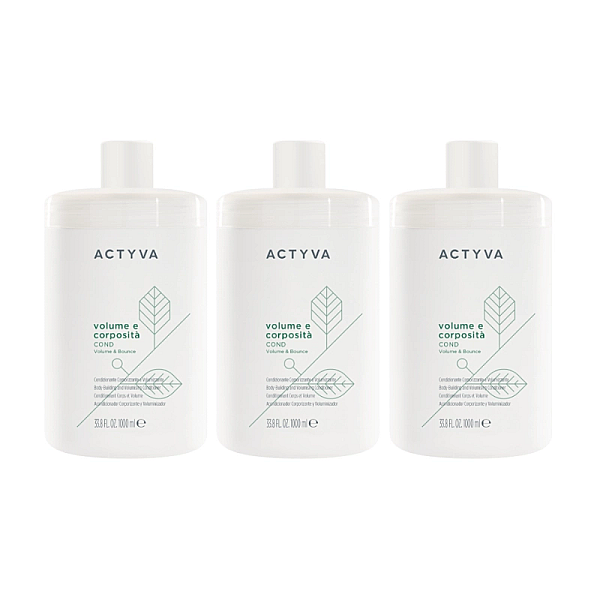 Pachet 3 x balsam pentru volum new actyva volume e corposita 1000ml