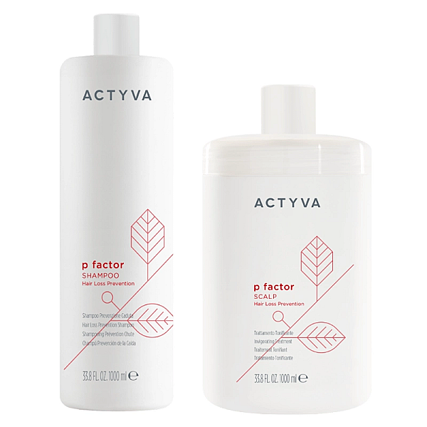 Pachet impotriva caderii parului new actyva p factor - sampon 1000ml, masca 1000ml