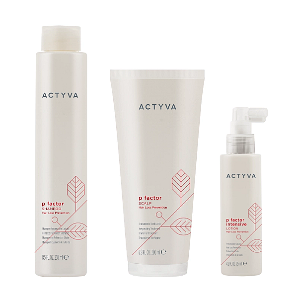Pachet impotriva caderii parului new actyva p factor - sampon 250ml, masca 200ml, lotiune 125ml