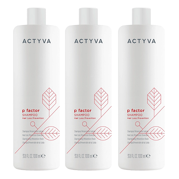 Pachet 3 x sampon impotriva caderii parului new actyva p factor 1000ml