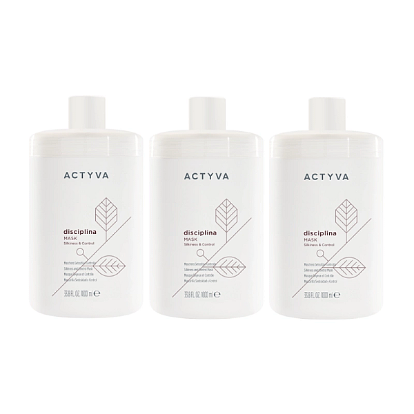 Pachet 3 x masca pentru disciplinarea parului new actyva disciplina velian 1000ml