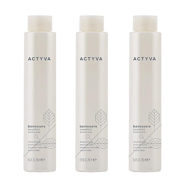Pachet 3 x sampon 250ml pentru scalp sensibil new actyva benessere