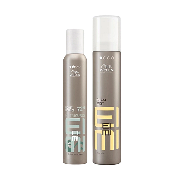 Pachet styling eimi - spuma boost bounce 300ml, spray stralucire glam mist 200ml