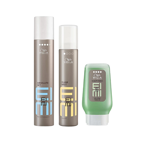 Pachet styling eimi - fixativ absolute set 300ml, gel sculpt force 125ml, spray glam mist 200ml