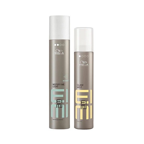 Pachet styling eimi - fixativ mistify light 300ml, spray stralucire glam mist 200ml