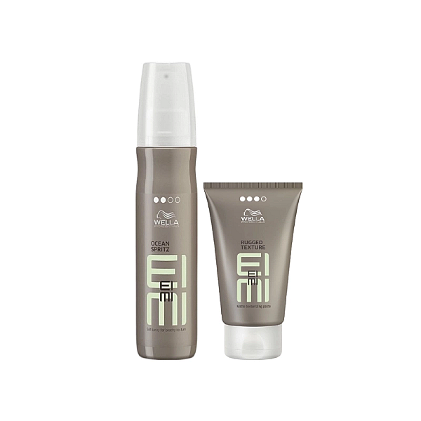 Pachet styling eimi - pasta rugged texture 75ml, spray texturare ocean spritz 150ml