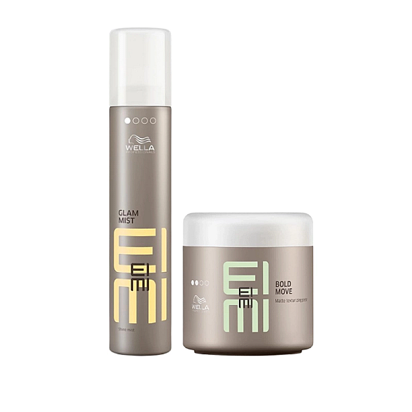 Pachet styling eimi - pasta bold move cream 150ml, spray stralucire glam mist 200ml