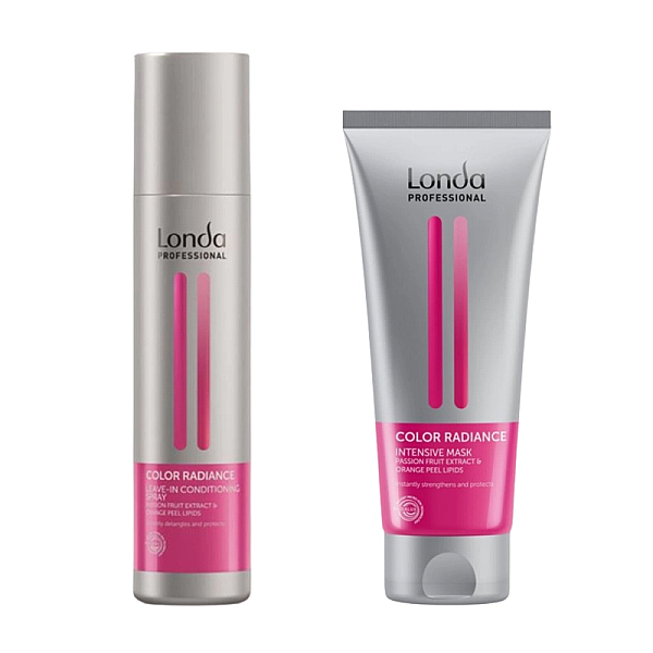 Pachet pentru par vopsit color radiance - balsam leave-in 250ml, masca 200ml