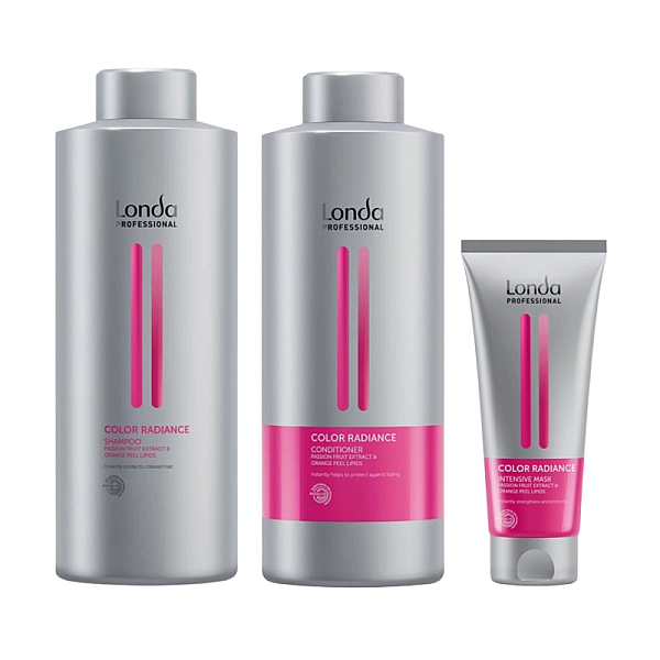 Pachet pentru par vopsit color radiance - sampon 1000ml, balsam 1000ml, masca 200ml