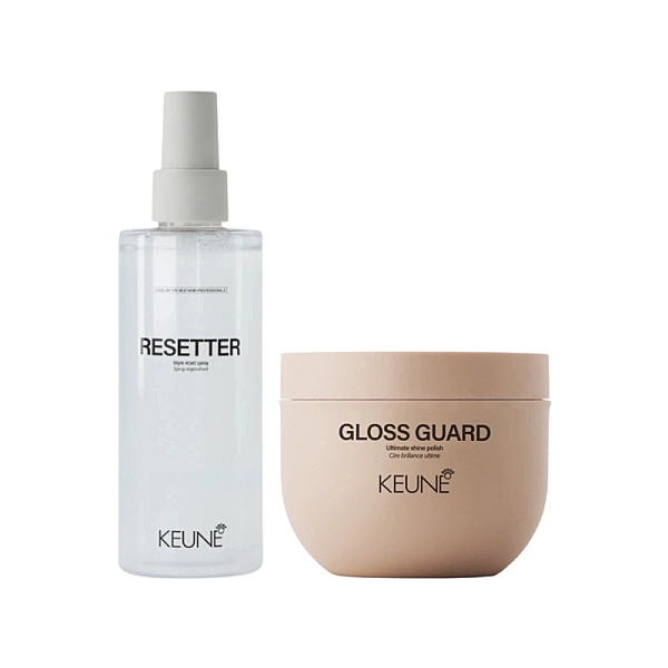 Pachet styling - spray de resetare resetter 200ml, crema pentru stralucire gloss guard 100ml