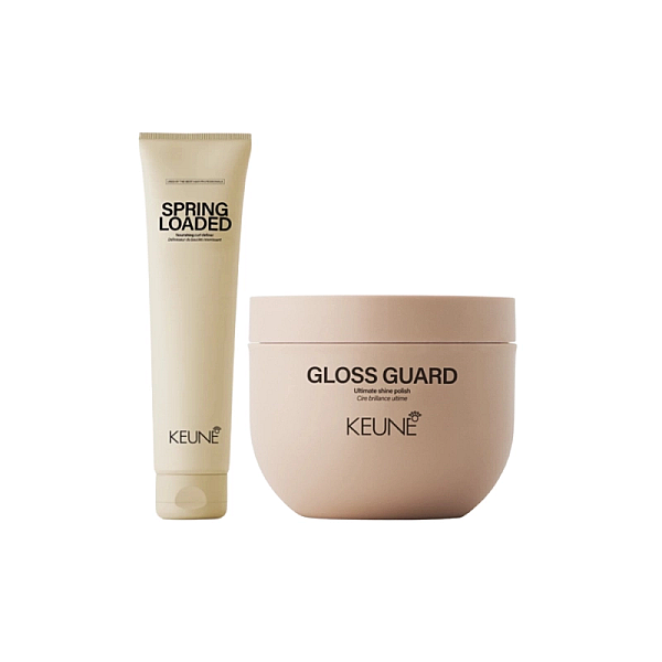 Pachet styling - crema hranitoare spring loaded 150ml, crema pentru stralucire gloss guard 100ml