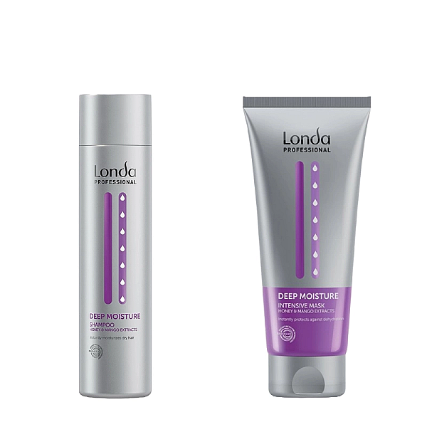 Pachet intens hidratant par uscat deep moisture - sampon 250ml, masca 200ml